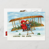 Suche nach Santa Feiertagspostkarte (Vorne/Hinten)