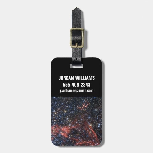 Suche nach Stellar Survivor der Supernova-Explosio Gepäckanhänger (Vorderseite vertikal)