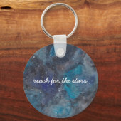 Suche nach Sternen Weltraumskript Schlüsselanhänger (Vorderseite)