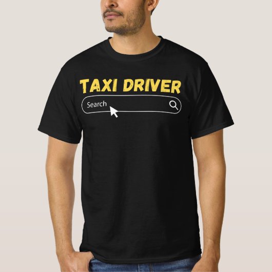 Suche nach Taxifahrern T-Shirt (Vorderseite)