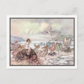 Suche nach Water Babys von Warwick Goble Postkarte (Vorderseite)