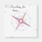 Suche nach Zuhause-Kompass Magnet (Vorne)