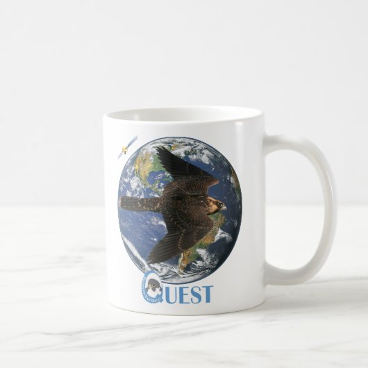 Suche-Satelliten-Tasse Kaffeetasse (Rechts)