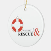 Suche u. Rettung Keramik Ornament (Links)