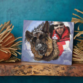 Suche und Rettung deutscher Schafe im Schnee Fotoplatte (Seite)