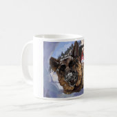 Suche und Rettung deutscher Schafe im Schnee Kaffeetasse (Vorderseite Links)