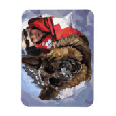 Suche und Rettung deutscher Schafe im Schnee Magnet (Vertikal)