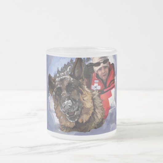 Suche und Rettung deutscher Schafe im Schnee Mattglastasse (Mittel)