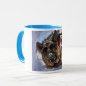 Suche und Rettung deutscher Schafe im Schnee Tasse (Vorderseite Links)