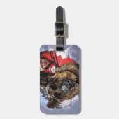 Suche und Rettung Gepäckanhänger (Vorderseite vertikal)