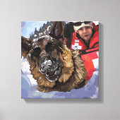 Suche und Rettung Leinwanddruck (Vorderseite)