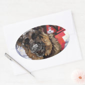 Suche und Rettung Ovaler Aufkleber (Umschlag)