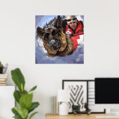 Suche und Rettung Poster (Heimbüro)
