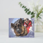 Suche und Rettung Postkarte (Stehend Vorderseite)