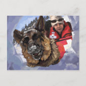 Suche und Rettung Postkarte (Vorderseite)