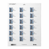 Suchen des Manistee Lighthouse-Adressetiketts Adressaufkleber (Vorne)