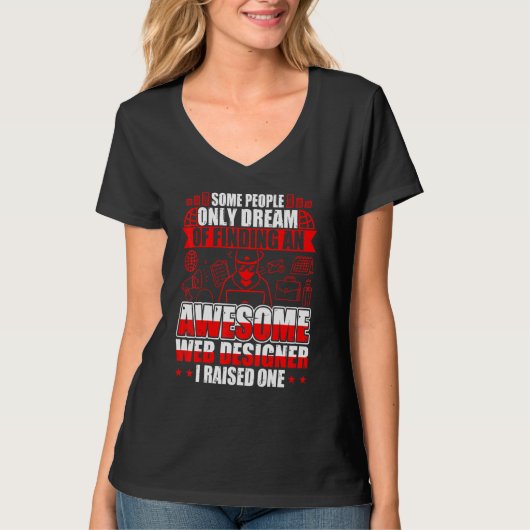 Suchen eines Phantastischen Web-Designers T-Shirt (Vorderseite)
