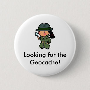 Suchen nach dem Geocache! Swag-Button Button