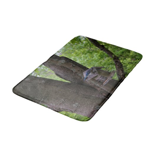 Suchen nach einem Biss, um zu essen Badematte (Schrägansicht)