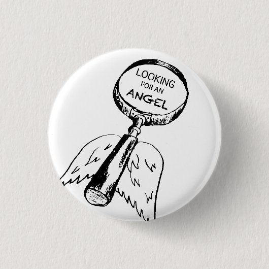 Suchen nach einem Engel Button (Vorderseite)
