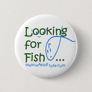 Suchen nach Fisch-Knopf-Button Button
