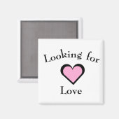 Suchen nach Liebe Magnet (Vorderseite/Rückseite)