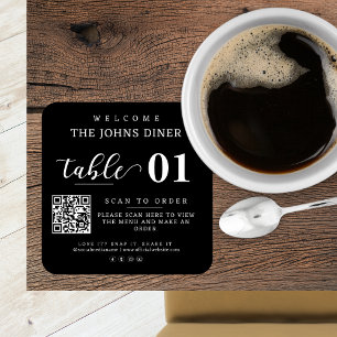 Suchen nach Menü, Liebe, Einlesen, Freigeben des Q Quadratischer Aufkleber