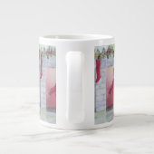 SUCHEN NACH SANTA Jumbo-Tasse (Rückseite)