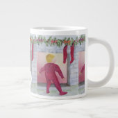 SUCHEN NACH SANTA Jumbo-Tasse (Rechts)