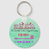 Suchen nach, verpackt in einen Song-Schlüsselanhän Schlüsselanhänger (Vorderseite)