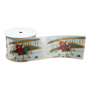 Suchen nach Vintager Illustration Sankt Satinband