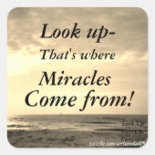 SUCHEN QUADRATISCHER AUFKLEBER (Vorderseite)