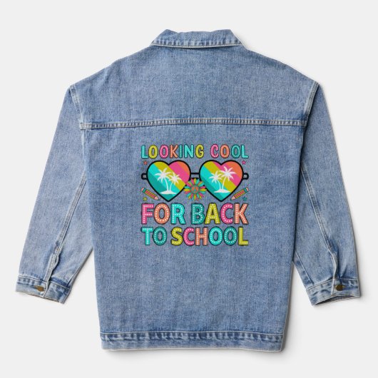 Suchen Sie Cool nach Back to School Tshirt Jeansjacke (Rückseite)
