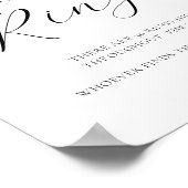 Suchen Sie das Rings Brautparty Game Sign Poster (Ecke)