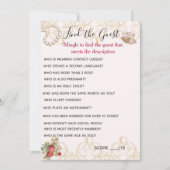 Suchen Sie den Gast Einladung (Vorderseite)