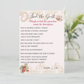 Suchen Sie den Gast Einladung (Stehend Vorderseite)