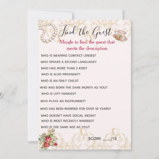 Suchen Sie den Gast Einladung