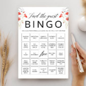 Suchen Sie die Gast-Bingo-Brautparty-Spielkarte Einladung