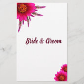 Suchen Sie die Gast Brautparty Game Card Lila Flyer (Hinten)