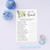 Suchen Sie die Gast-Brautparty-Game-Karte Flyer (Einzeln)