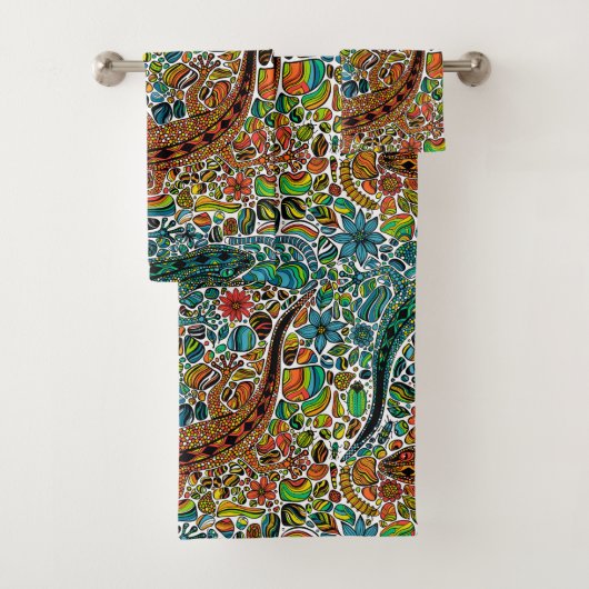 Suchen Sie die Geckos Badhandtuch Set (Insitu)