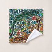 Suchen Sie die Geckos Badhandtuch Set (Waschlappen)