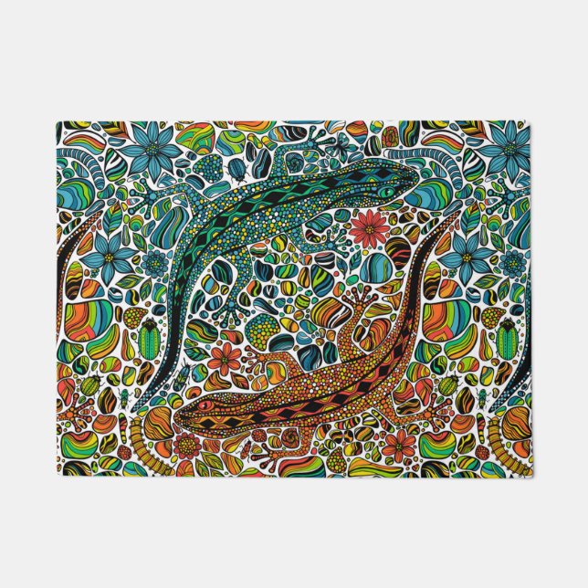 Suchen Sie die Geckos Fußmatte (Vorderseite)