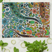 Suchen Sie die Geckos Geschirrtuch (Gefaltet)