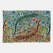 Suchen Sie die Geckos Geschirrtuch (Horizontal)