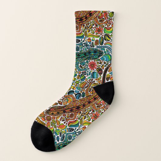 Suchen Sie die Geckos Socken (Links - Außen)
