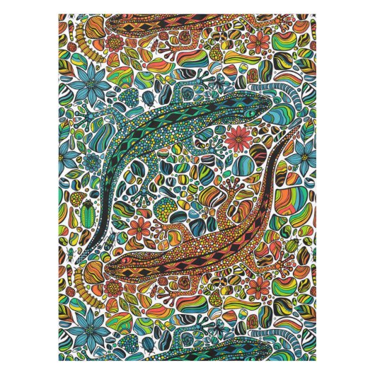 Suchen Sie die Geckos Tischdecke (Vorderseite)