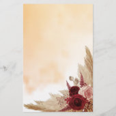 Suchen Sie die Pampas Brautparty Game Card Flyer (Hinten)