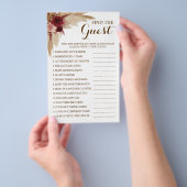 Suchen Sie die Pampas Brautparty Game Card Flyer (Handgriff)