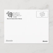 Suchen Sie die Schönheitsrosa-Postkarte Postkarte (Rückseite)